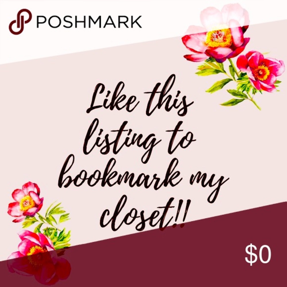 Bookmark My Closet By Liking This Post ❤️